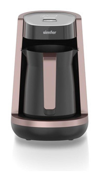 Simfer Damak SK-5702 1 Hazneli 4 Fincan Rose Gold Türk Kahvesi Makinesi