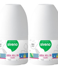 Siveno Pure Natural Roll-On Kadın Deodorant 2x50 ml