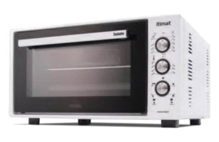 İtimat 8031 50 lt Izgaralı Klasik Fanlı Mini Fırın Beyaz