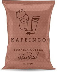 Kafeingo Sade Orta Kavrulmuş Türk Kahvesi 100 gr