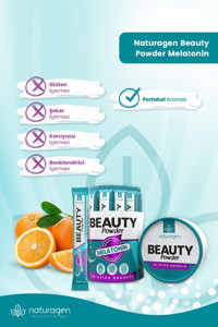 Naturagen Beauty Melatonin Portakal Yetişkin Mineral 30 Adet