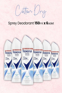 Rexona Cotton Dry Sprey Kadın Deodorant 6x150 ml