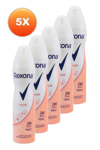 Rexona Musk Sprey Kadın Deodorant 5x150 ml