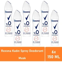 Rexona Musk Sprey Kadın Deodorant 6x150 ml