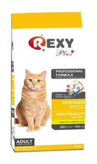 Rexy Tavuk Aromalı Yetişkin Kuru Kedi Maması 10 kg