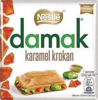 Nestle Karamel Krokan Çikolata 60 gr 12 Adet