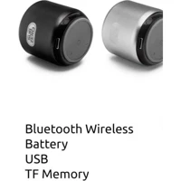 Royaleks Mini Bluetooth Hoparlör Gri Siyah
