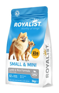 Royalist Kuzu Eti Küçük Irk Yetişkin Köpek Maması 3 kg