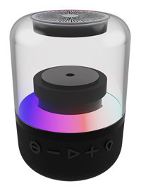 Buff BF24 Taşınabilir Işıklı Siyah Bluetooth Hoparlör
