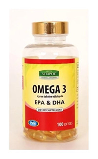 Vitapol Omega-3 Epa&dha Yetişkin Balık Yağı 100 Adet