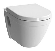 Vitra S50 Seramik Kanalsız Arkadan Çıkışlı Ayaklı Gömme Klozet Beyaz