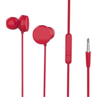 Zore ER04 Silikonlu Mikrofonlu 3.5 mm Jak Kablolu Kulaklık Kırmızı