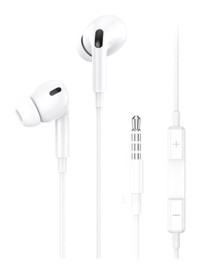 Schitec Pro 3 Silikonlu Mikrofonlu 3.5 mm Jak Kablolu Kulaklık Beyaz