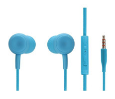 Soultech KK012M Silikonlu Mikrofonlu 3.5 mm Jak Kablolu Kulaklık Mavi
