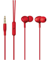 Trust 21952 Silikonlu Mikrofonlu 3.5 mm Jak Kablolu Kulaklık Kırmızı
