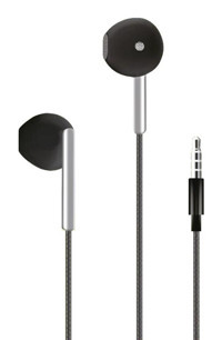Linktech H45 Silikonsuz Mikrofonlu 3.5 mm Jak Kablolu Kulaklık Siyah