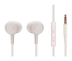 Soultech KK012B Silikonlu Mikrofonlu 3.5 mm Jak Kablolu Kulaklık Beyaz