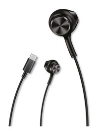 Linktech H75 Silikonsuz Mikrofonlu Type C Kablolu Kulaklık Siyah