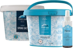 Mayi Tuz Kristal Kaynak Tuzu Paket 2 kg + Toz Kaynak Tuzu 600 gr + Sıvı Kaynak Tuzu 150 ml