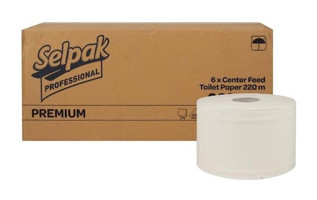 Selpak Professional 2 Katlı İçten Çekmeli 6'lı Rulo Tuvalet Kağıdı