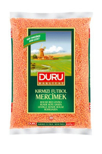 Duru Bakliyat Futbol Kırmızı Mercimek 1 kg
