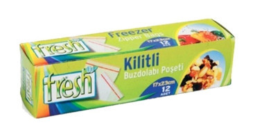 Freshup Kilitli Buzdolabı Poşeti 12'li