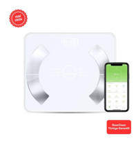 Rossclean Smart Life 2 Yağ Ölçen Vücut Analizi Yapan Bluetoothlu Kas Ölçen Dijital Akıllı Tartı