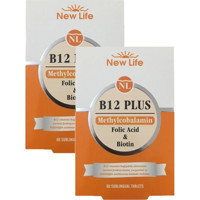 New Life B12 Plus Yetişkin Vitamin 2x60 Adet Tablet