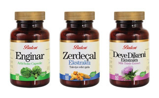 Balen Enginar Deve Dikeni Zerdeçal Yetişkin Vitamin 3x60 Adet Kapsül