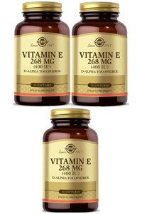 Solgar Vitamin E Yetişkin Vitamin 3x50 Adet Kapsül