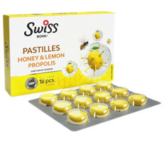 Bork Swiss Natural Ballı Limonlu Propolis Yetişkin 16 Adet Pastil