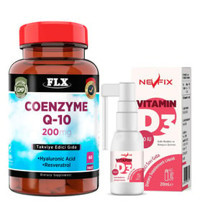 Nevfix Vitamin D3 & Coenzyme Q-10 Yetişkin Vitamin 60 Adet Tablet