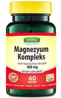 Vitapol Magnesium Complex Yetişkin Vitamin 60 Adet Kapsül