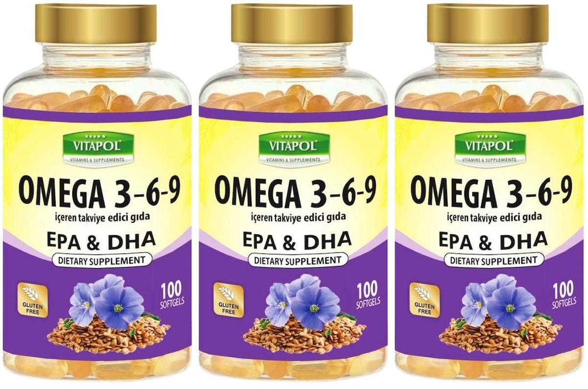Vitapol Balık Yağı Yetişkin Vitamin 3x100 Adet Tablet