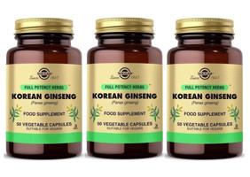 Solgar Korean Ginseng Yetişkin Vitamin 3x50 Adet Kapsül