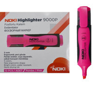 Noki 10'lu Neon Pembe Fosforlu Kalem