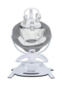Prego 4086 Yummy Gri Sallanır Oyuncaklı Müzikli 5 Kademeli Elektrikli Ana Kucağı