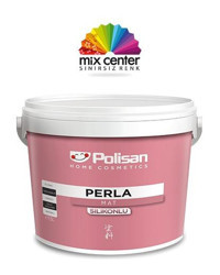 Polisan Perla Su Bazlı Silikonlu Mat İç Cephe Boyası 12.5 lt Mavi
