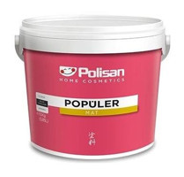 Polisan Popüler Su Bazlı Plastik Mat İç Cephe Boyası 20 kg Beyaz