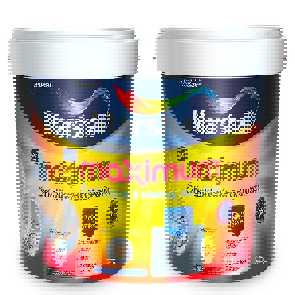 Marshall Su Bazlı Mat İç Cephe Boyası 2.5 lt Beyaz