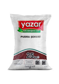 Yazar Pudra Şekeri 25 kg