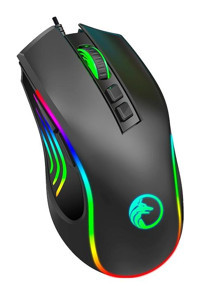 Gametech Prime RGB Ergonomik Makrolu Kablolu Siyah Optik Gaming Mouse