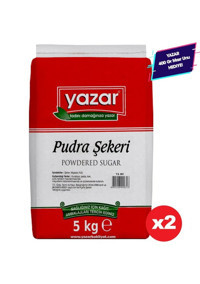 Yazar Pudra Şekeri 2x5 kg