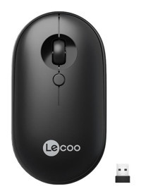 Lecoo WS212 Kablosuz Siyah Optik Mouse