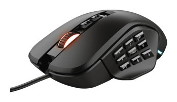 Trust GXT 970 Morfix RGB Ergonomik Makrolu Kablolu Siyah Optik Gaming Mouse