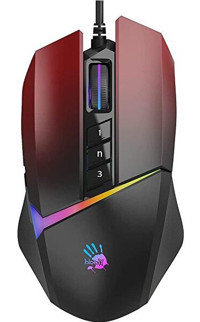 Bloody W60 Max RGB Ergonomik Makrolu Kablolu Siyah Optik Gaming Mouse