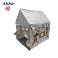 Abbie Hacivat Karagöz 4-6 Yaş Gri Unisex Çocuk Çadırı