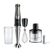 Braun Multiquick 9 Mq9135Xı 600 ml Plastik Kişisel Turbo Fonksiyonu 1200 W Çift Bıçaklı 5'li El Blender Siyah