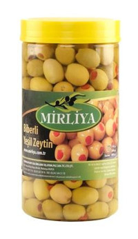 Mirliya Yeşil Zeytin Teneke 1 kg