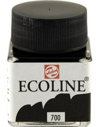 Royal Talens Ecoline 700 Tüp Sulu Boya Black